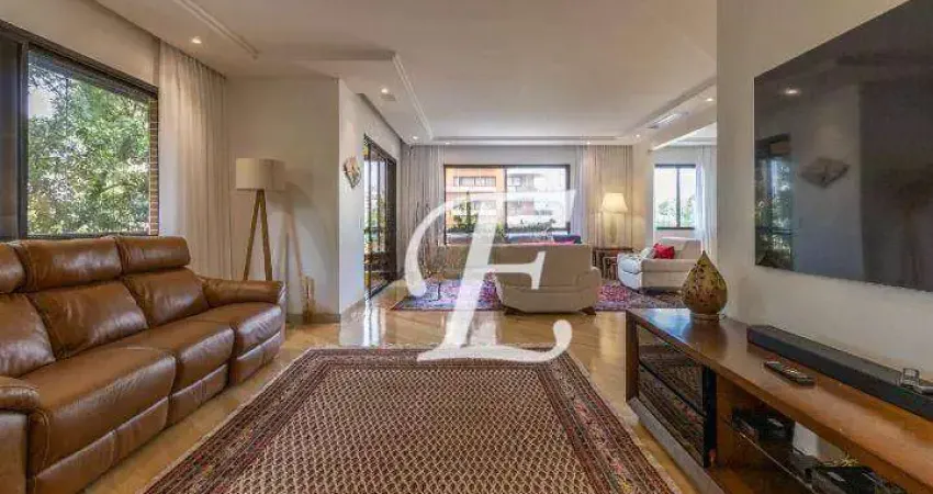 Apartamento com 4 dormitórios para alugar, 275 m² por R$ 24.500,00/mês - Campo Belo - São Paulo/SP