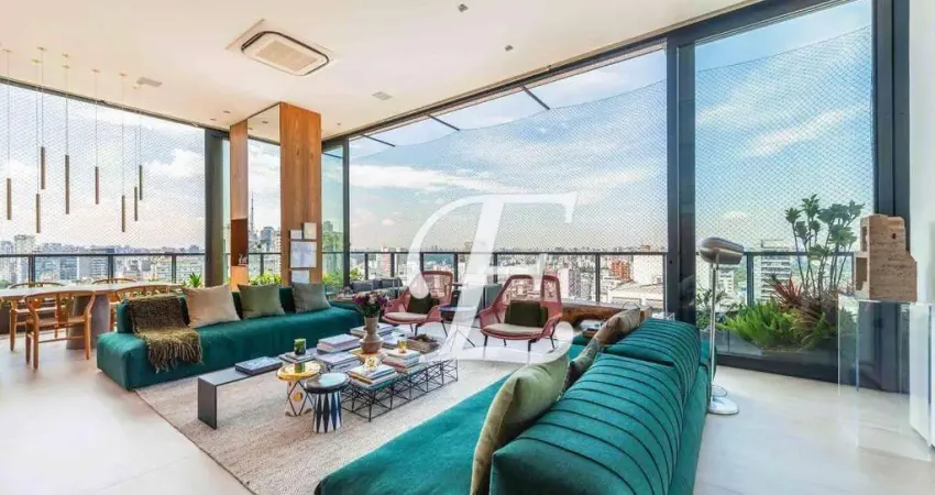 Cobertura com 4 dormitórios à venda, 408 m² por r$ 20.980.000,00 - jardim américa - são paulo/sp