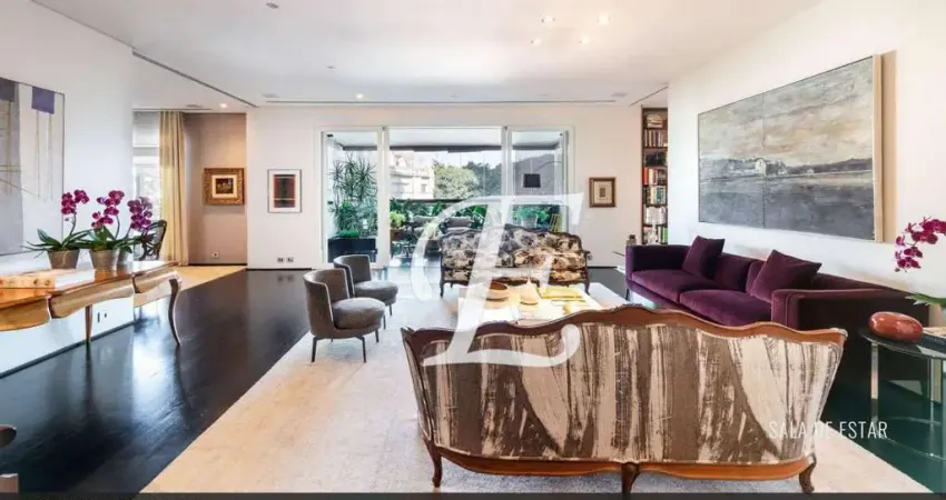 Apartamento com 4 quartos sendo 4 suítes à venda, 456 m² por r$ 27.450.000 - jardim europa - são paulo/sp