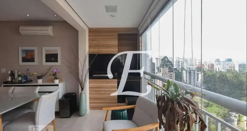 Apartamento com 3 quartos à venda, 130 m², 2 vagas, varanda - vila andrade