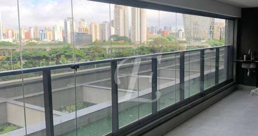 Apartamento no parque global: alugar ,142m²,totalmente equipado, 3 suítes, varanda, 2 vagas  - condomínio club completo. primeira locação