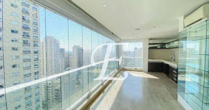 Apartamento com 4 dormitórios para alugar, 280 m² por R$ 35.840,00/mês - Campo Belo - São Paulo/SP