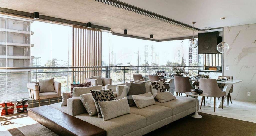 Apartamento com 3 dormitórios à venda, 167 m² por R$ 3.850.000,00 - Brooklin Paulista - São Paulo/SP
