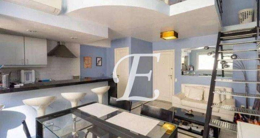 Apartamento Duplex com 1 dormitório para alugar, 86 m² por R$ 7.507,00/mês - Itaim Bibi - São Paulo/SP