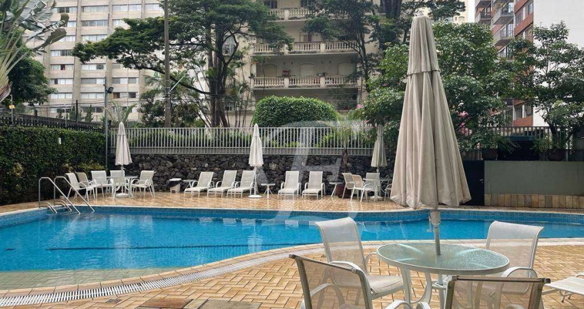 vendo apartamento, 3 quartos, 3 banheiros, 1 suite, 1 vaga no Santa Cecília
