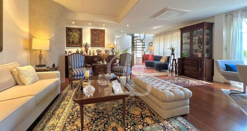 Cobertura reformada com 3 suítes à venda, 325 m² por R$ 3.485.000 - Campo Belo - São Paulo/SP