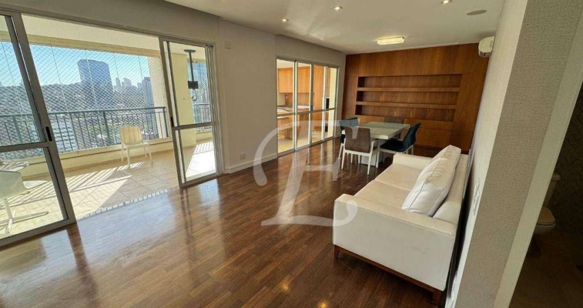 Apartamento com 3 dormitórios para alugar, 179 m² por R$ 20.750,00/mês - Brooklin - São Paulo/SP