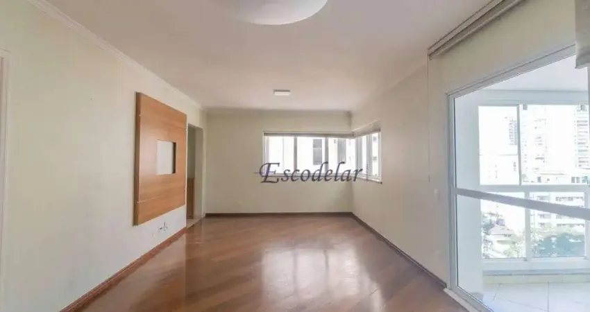 Apartamento com 3 dormitórios para alugar, 155 m² por R$ 16.518,99/mês - Campo Belo - São Paulo/SP