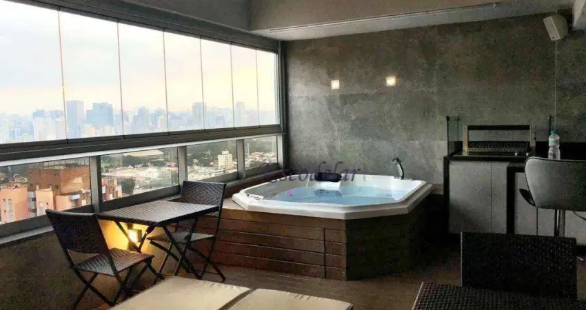 Cobertura com 2 quartos, 2 vagas, à venda, 142 m²  Vila Olímpia , aceita pet- São Paulo/SP
