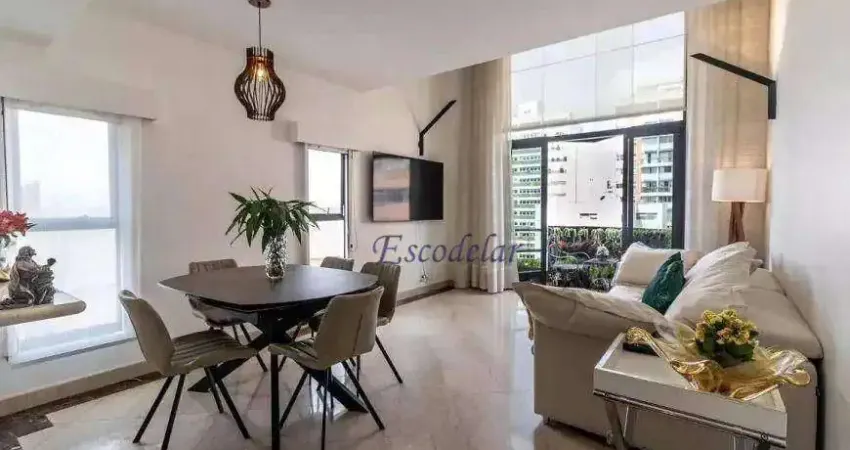 Apartamento duplex com 1 dormitório à venda, 75 m² por r$ 1.579.400,00 - jardim paulista - são paulo/sp