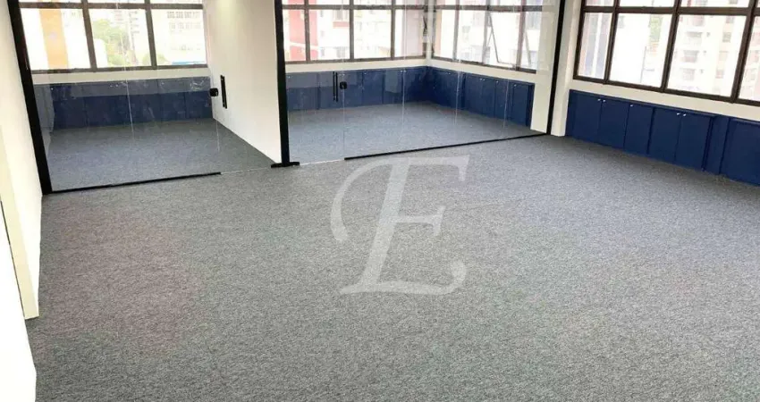 Sala para alugar, 130 m² por r$ 9.527,00/mês - brooklin paulista - são paulo/sp