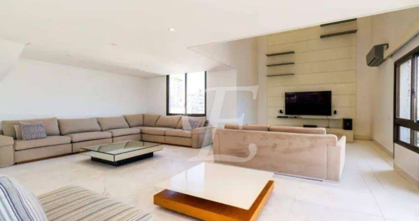 Duplex sofisticado com pé-direito duplo e lazer renovado em higienópolis