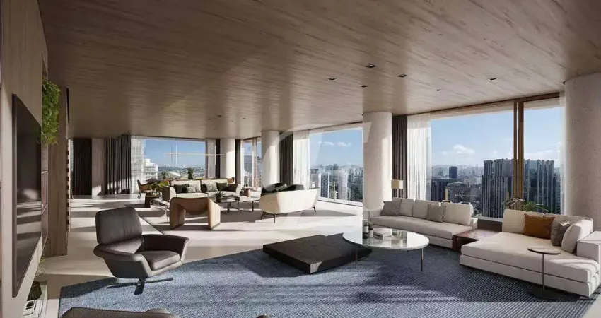 Apartamento garden com 4 suites à venda, 541 m² - itaim bibi - próximo parque do povo