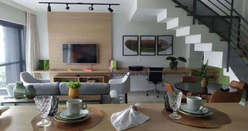 Apartamento duplex com 2 dormitórios para alugar, 100 m² por r$ 17.773,00/mês - itaim bibi - são paulo/sp