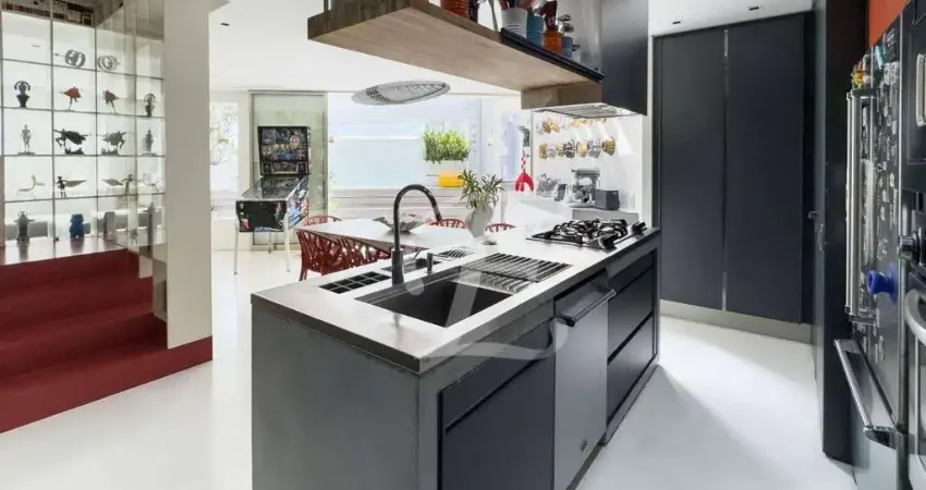 Cobertura com 3 dormitórios à venda, 202 m² por r$ 4.500.000,00 - moema - são paulo/sp