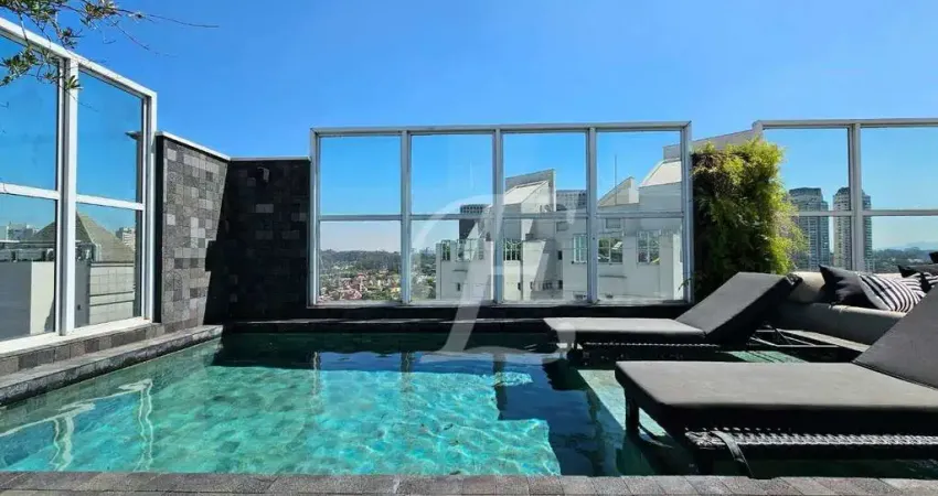 Cobertura com 4 dormitórios à venda, 305 m² por r$ 6.990.000,00 - brooklin paulista - são paulo/sp