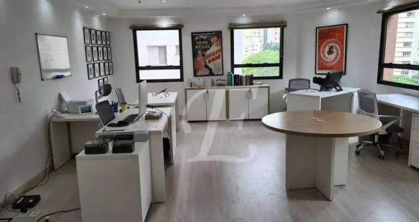 Conjunto para alugar, 40 m² , mobiliada, 1 vaga, copa, - jardim paulista - próximo ao shopping pamplona