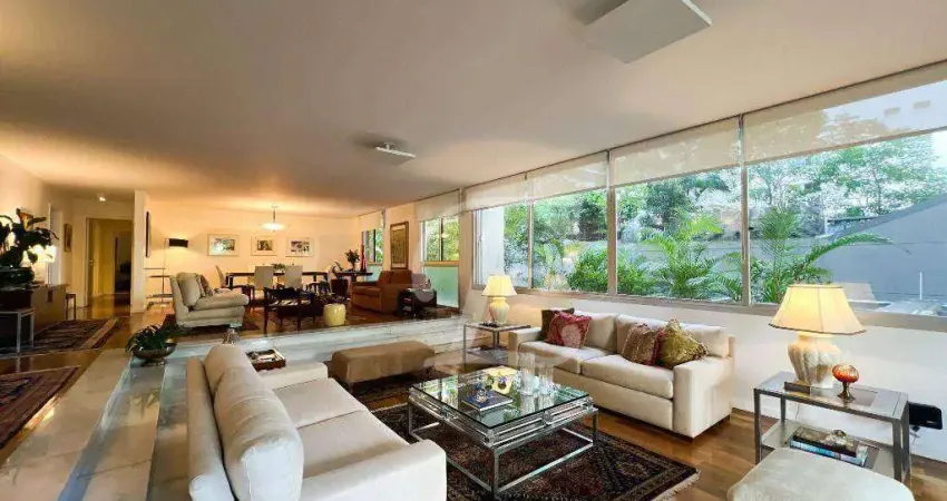 Apartamento lindo a venda r$ 6.300.000-jardim américa-300m,2 vagas.sp