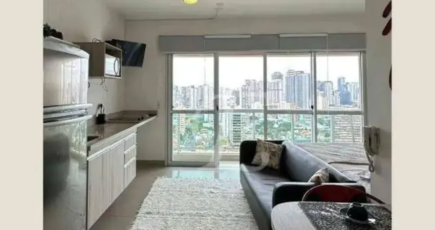 Apartamento com 1 dormitório, 32 m² - venda por r$ 650.000,00 ou aluguel por r$ 4.500,00/mês - brooklin paulista - são paulo/sp