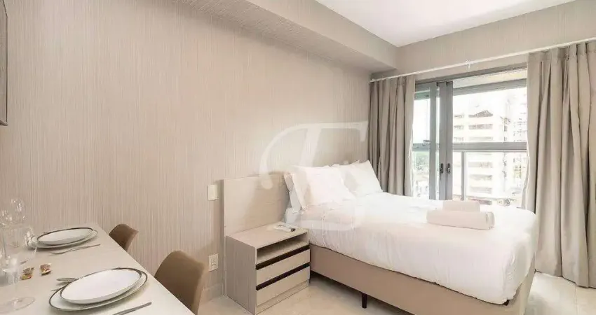 Studio com 1 dormitório para alugar, 31 m² por r$ 6.500/mês - moema, próximo shopping ibirapuera