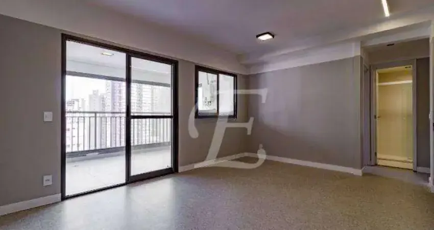 Apartamento com 1 dormitório para alugar, 54 m² por R$ 5.840,00/mês - Brooklin - São Paulo/SP