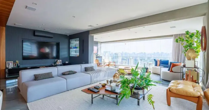 Apartamento à venda 225ms2- 18ºandar- 3 suítes-4 vagas-Brooklin