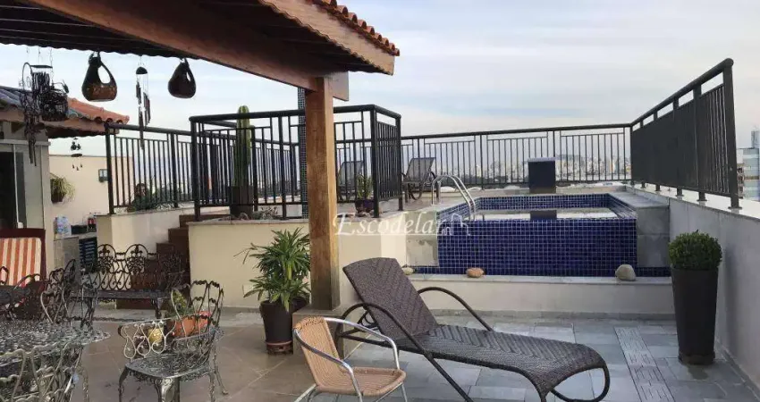 Cobertura à venda, 294 m² por r$ 3.500.000,00 - santana - são paulo/sp