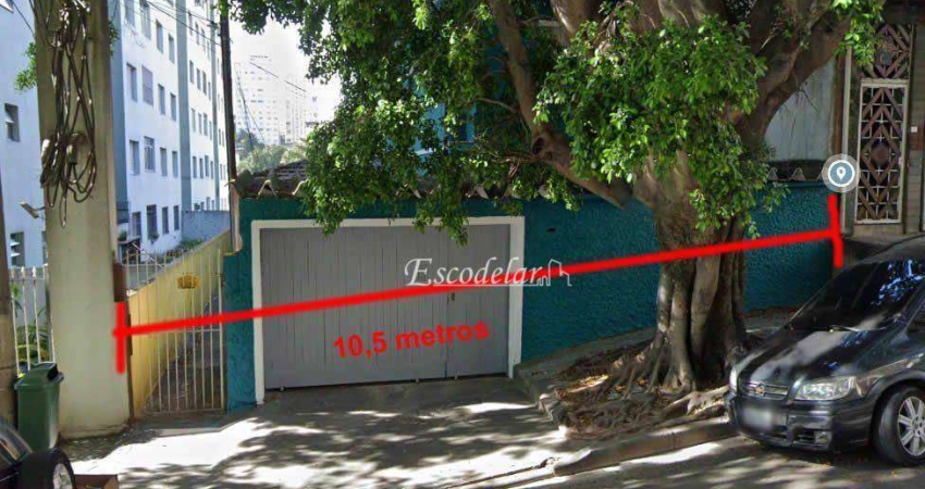 Terreno à venda, 540 m² por R$ 6.300.000,00 - Perdizes - São Paulo/SP