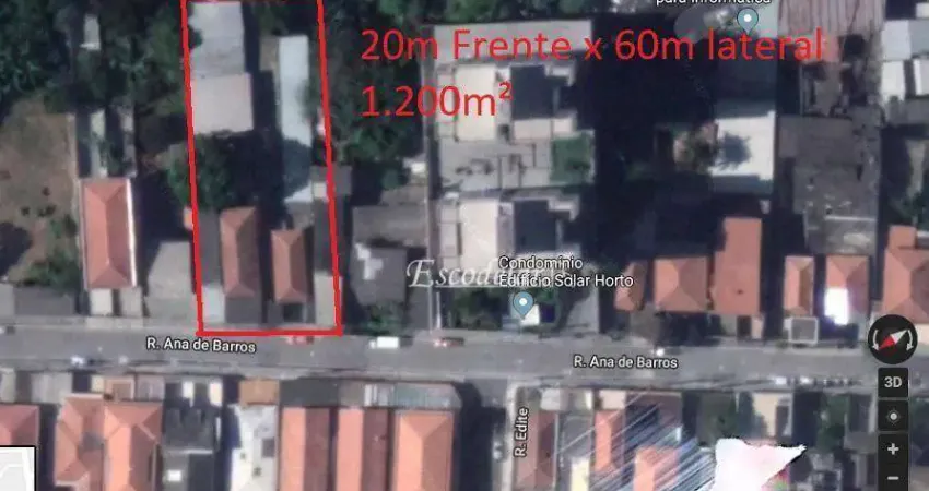 Terreno à venda, 1200 m² por R$ 4.000.000,00 - Jardim Santa Inês - São Paulo/SP