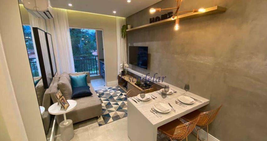 Apartamento com 2 dormitórios à venda, 44 m² por R$ 362.000,00 - Tremembé - São Paulo/SP