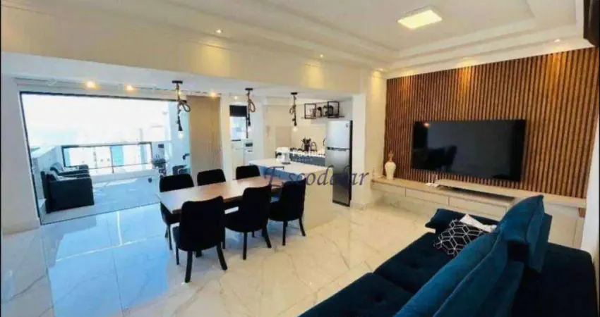 Cobertura à venda, 130 m² por r$ 1.800.000,00 - pitangueiras - guarujá/sp