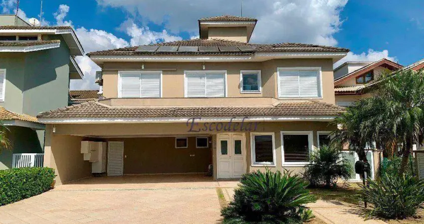 Casa belíssima com 4 suites à venda, 420 m² por r$ 4.200.000 - condominio fechado - residencial morada dos lagos - aldeia da serra - barueri/sp