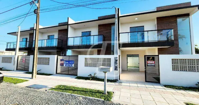 Sobrado com 3 dormitórios à venda, 96 m² por r$ 549.000,00 - balneário nereidas - guaratuba/pr
