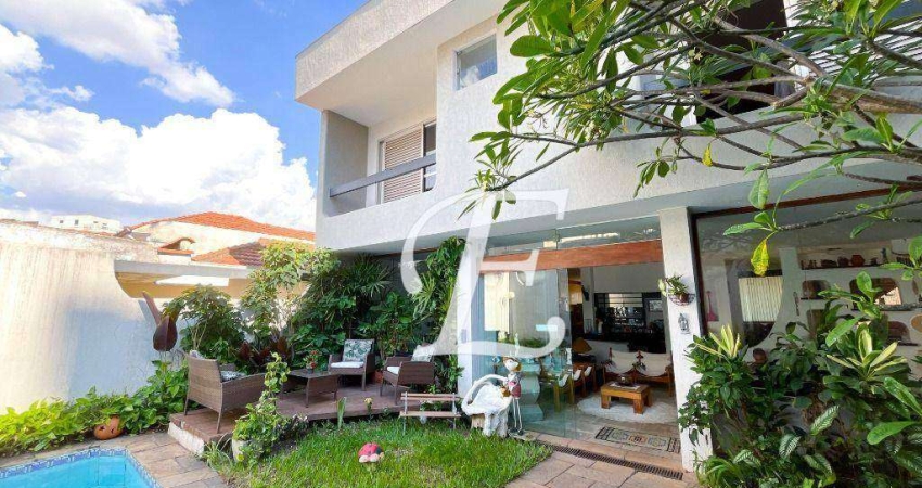 Sobrado à venda, 295 m² por r$ 3.350.000,00 - chácara inglesa - são paulo/sp