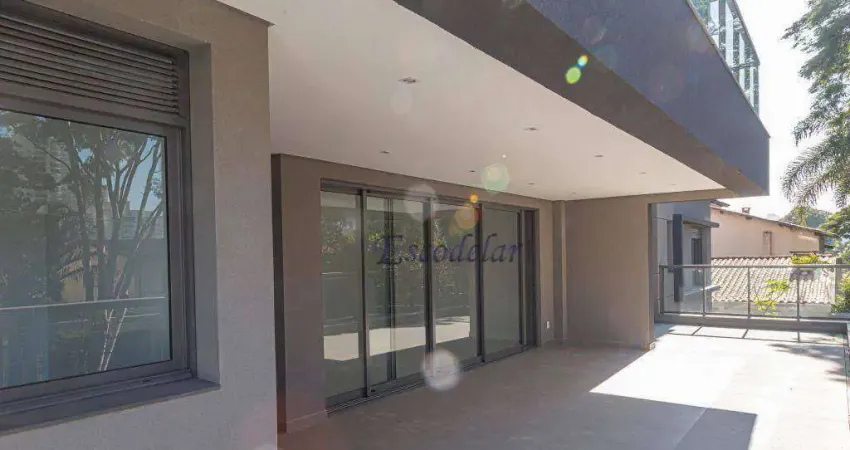 Apartamento garden com 4 dormitórios à venda, 216 m² por r$ 3.590.000,00 - campo belo - são paulo/sp