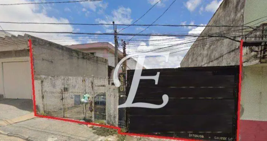 Terreno à venda, 265 m² por R$ 750.000,00 - Vila Canero - São Paulo/SP