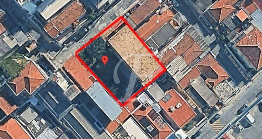 Terreno à venda, 250 m² por R$ 385.000,00 - Vila Mazzei - São Paulo/SP