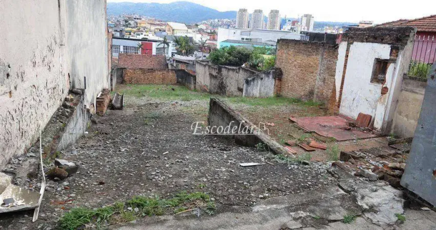 Terreno à venda, 280 m² por R$ 550.000,00 - Cachoeirinha - São Paulo/SP