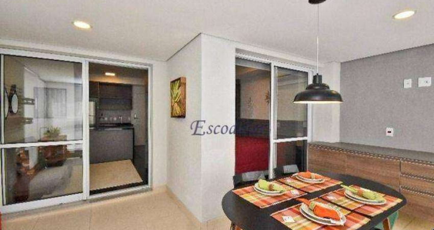 Apartamento com 1 dormitório para alugar, 49 m² por R$ 6.400,00/mês - Pinheiros - São Paulo/SP