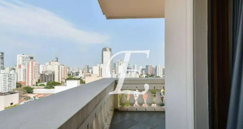 Apartamento com 4 quartos,sendo 3 suites, 4 vagas,  à venda, 246 m² por r$ 4.400.000 - pinheiros - são paulo/sp