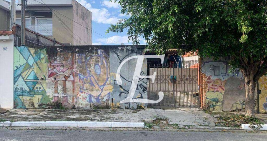 Terreno à venda, 250 m² por R$ 1.200.000,00 - Chora Menino - São Paulo/SP