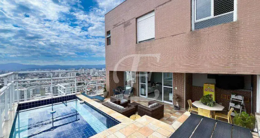 Cobertura com 5 dormitórios à venda, 232 m² por R$ 6.500.000,00 - Santa Teresinha - São Paulo/SP