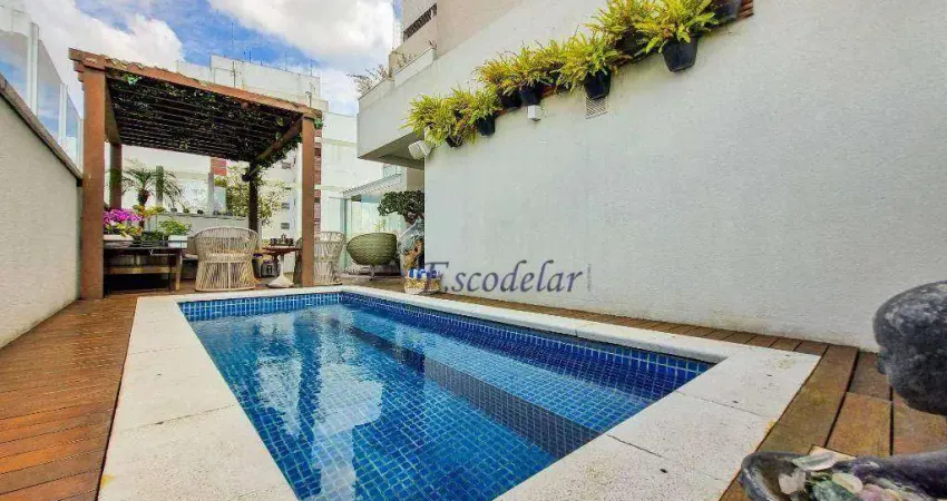 Cobertura à venda, 404 m² por r$ 6.699.000,00 - perdizes - são paulo/sp