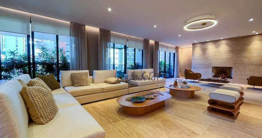 Apartamento com 4 quartos sendo suítes  à venda, 631 m² que estuda permuta - jardim paulista - são paulo/sp