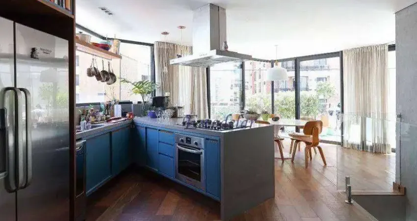 Cobertura com 2 dormitórios à venda, 220 m² por r$ 3.980.000,00 - vila madalena - são paulo/sp