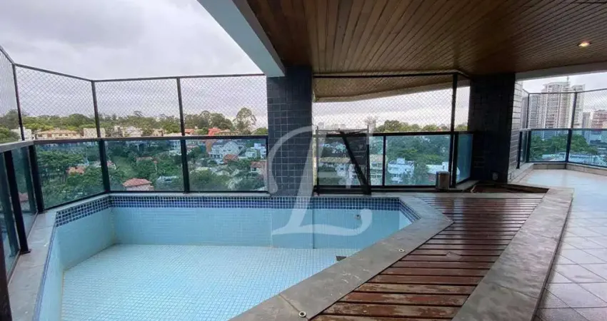 Apartamento com 4 dormitórios à venda, 430 m² por r$ 3.750.000,00 - panamby - são paulo/sp