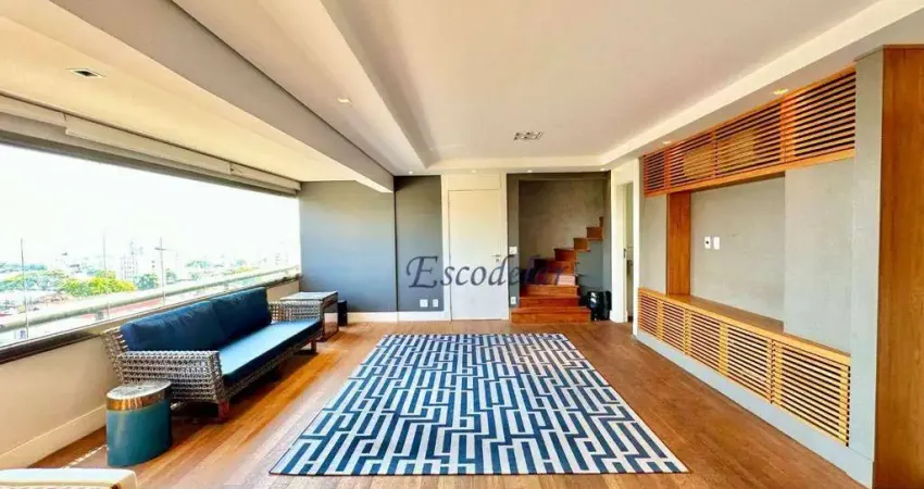Cobertura com 3 dormitórios à venda, 223 m² por r$ 4.500.000,00 - jardim guedala - são paulo/sp