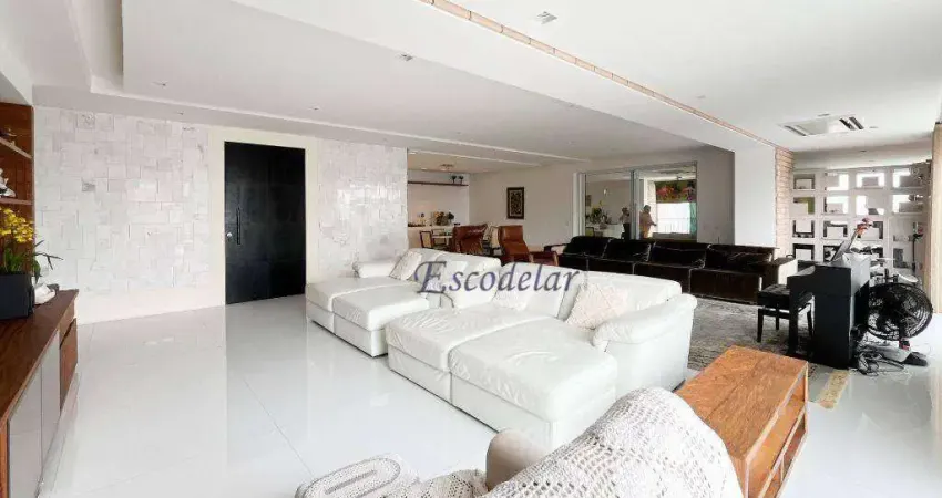 Apartamento à venda, 407 m² por r$ 14.000.000,00 - ibirapuera - são paulo/sp