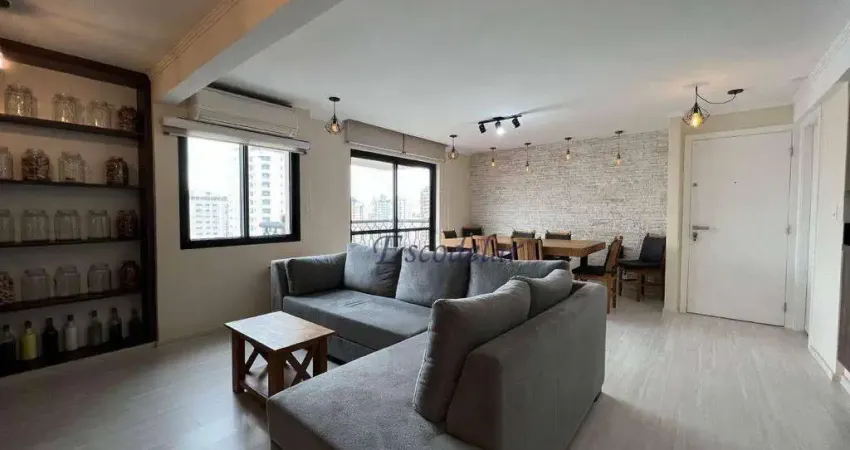 Apartamento com 2 dormitórios à venda, 95 m² por r$ 1.550.000,00 - moema - são paulo/sp