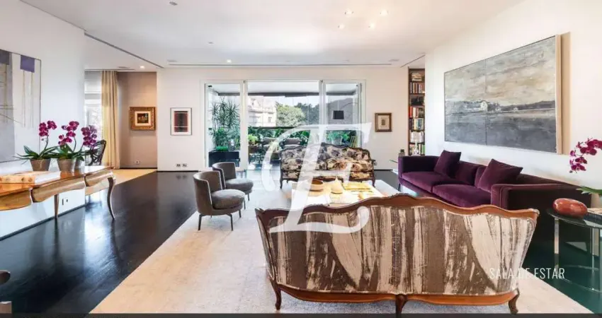 Apartamento com 4 quartos sendo 4 suítes à venda, 456 m² por r$ 27.450.000 - jardim europa - são paulo/sp